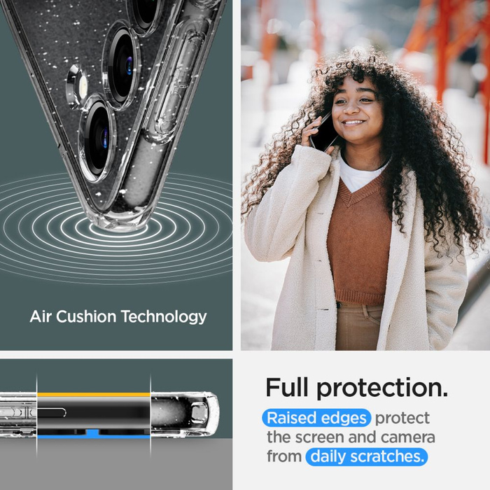 Obal Spigen Liquid Crystal Galaxy S23 Glitter Crystal Case