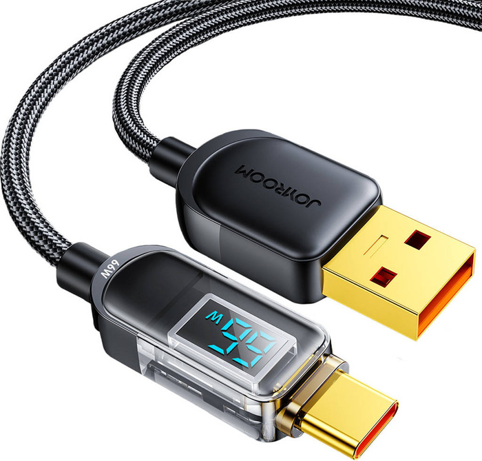 Joyroom USB cable - USB C 66W for fast charging and data transfer 1.2 m black (S-AC066A4)
