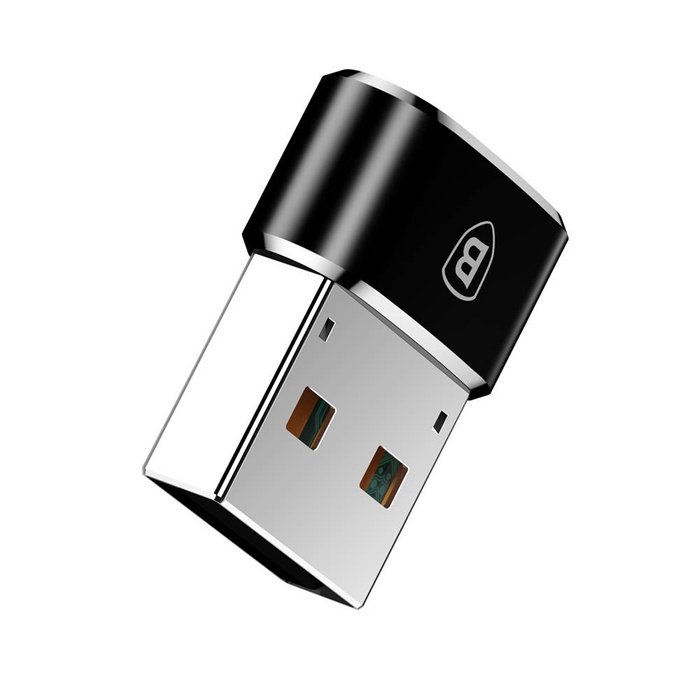 Baseus converter USB Type-C to USB Adapter Connector black (CAAOTG-01)
