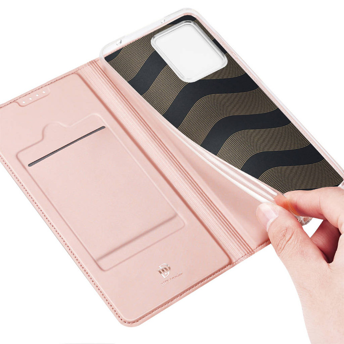 Dux Ducis Skin Pro Hülle für Xiaomi Redmi Note 12 Flip Card Wallet Stand Pink
