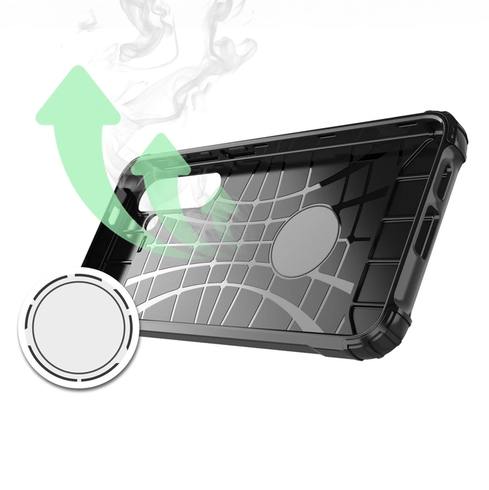 Hybridrüstung Samsung S24 Schwarz