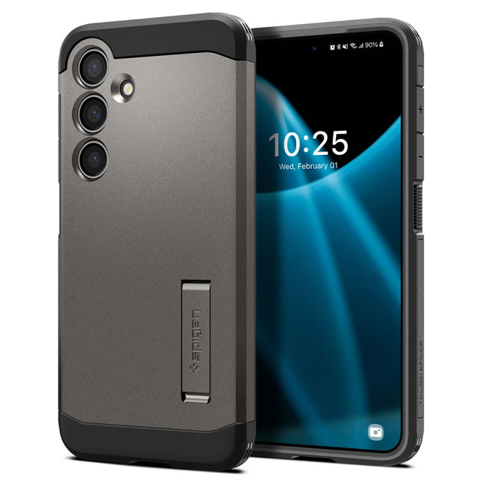 Hülle Spigen Tough Armor Samsung Galaxy S24 Gunmetal Case