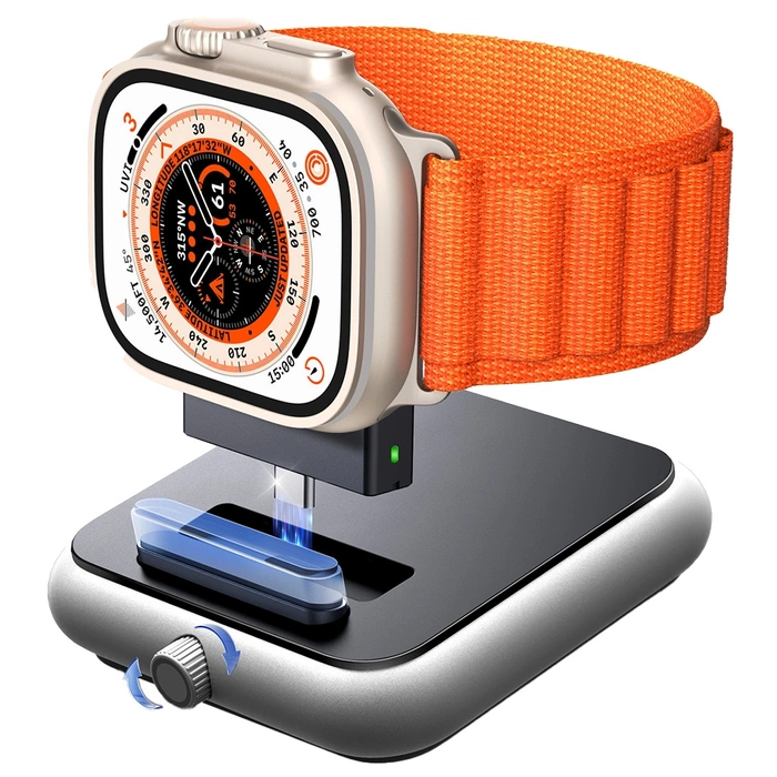 Caricabatterie wireless Joyroom JR-WQW03 per smartwatch Apple Watch - nero