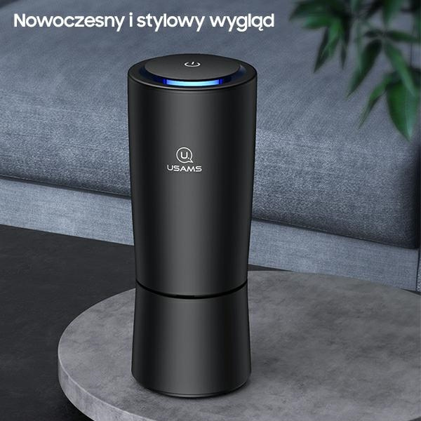 USAMS Přenosný ionizátor vzduchu Anion Pm2.5 ZB181JHQ01 US-ZB181 Black