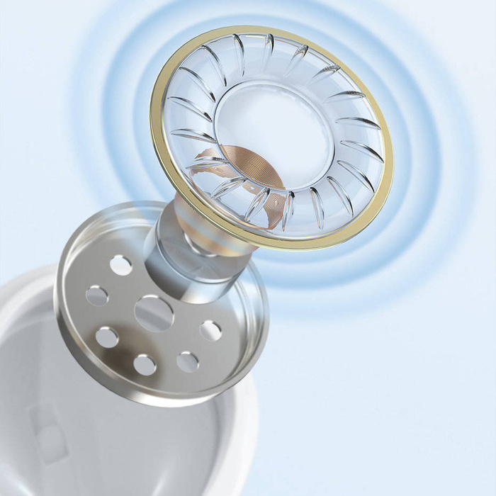 Baseus encok c17 kabelgebundener In-Ear-Kopfhörer mit USB-Typ-C-Mikrofon weiß (NGCR010002)