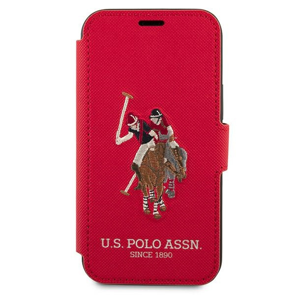 Coque US POLO Apple iPhone 12 12 Pro Polo Collection Red Embroidery Case