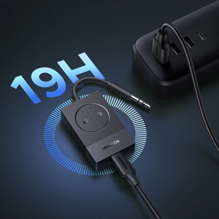 Transmiter Ugreen BT305 Bluetooth 5.4 - czarny