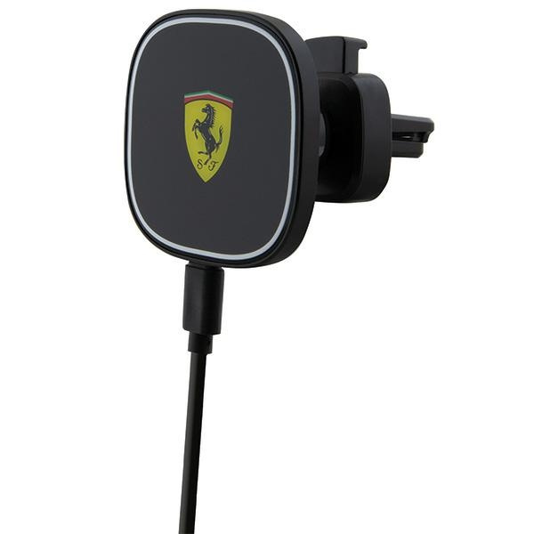 Charge à induction Ferrari FECHMGLK 15W pour calandre noir/noir Collection 2023 MagSafe