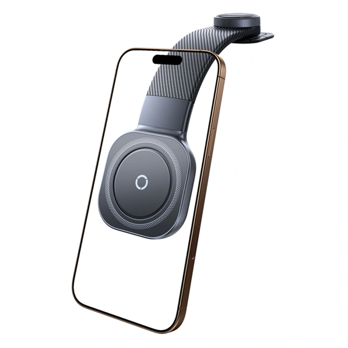 Uchwyt magnetyczny Baseus PrimeTrip C03 kompatybilny z MagSafe przyklejany na deskę rozdzielczą - czarny