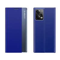 Nouvelle housse de sommeil pour Xiaomi Redmi Note 12 5G / Poco X5 5G Housse avec support à rabat Bleu