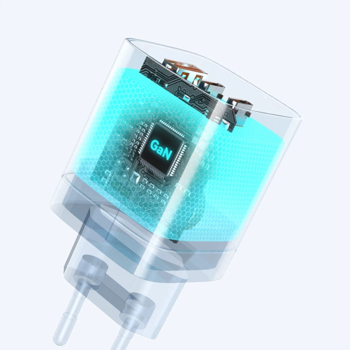 Wozinsky CGWCW 65W USB-A / 2 x USB-C GaN nástěnná nabíječka - bílá