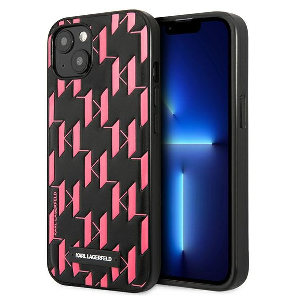 Karl Lagerfeld KLHCP13MMNMP1P iPhone 13 6,1" hartcase rosa/rosa Monogramm-Plakette