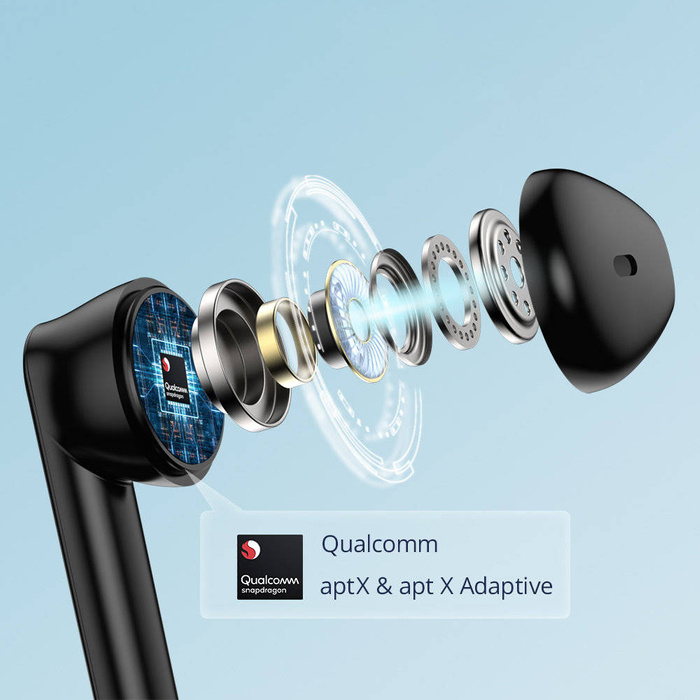 Tronsmart Onyx Ace Pro TWS Bluetooth 5.2 kabelloser Kopfhörer weiß