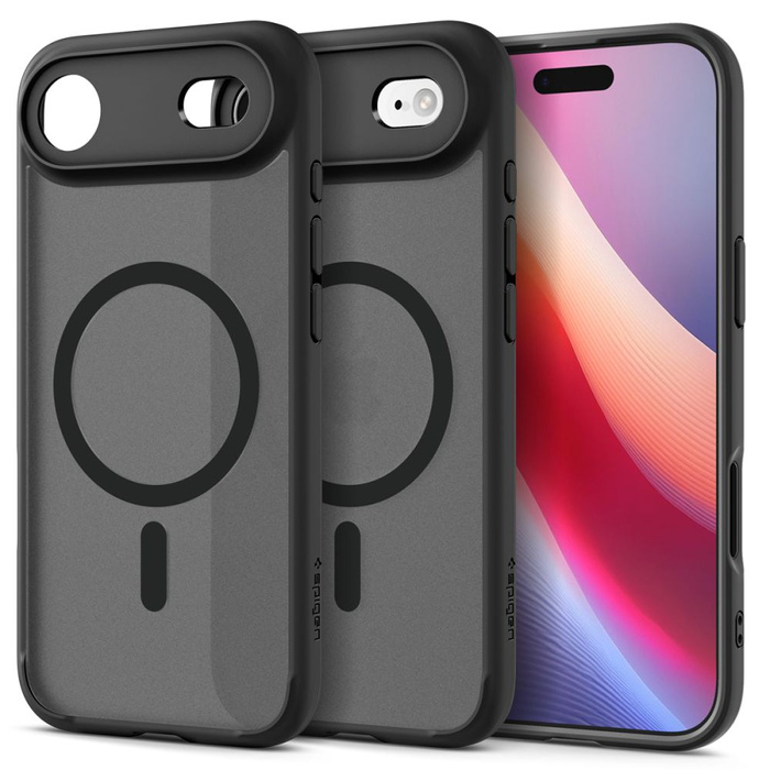 Case Spigen IPhone 17 AIR Ultra Hybrid Mag MagSafe FROST BLACK