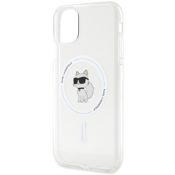 Etui Karl Lagerfeld KLHMN61HFCCNOT iPhone 11 /Xr przezroczysty/transparent hardcase IML Choupette MagSafe