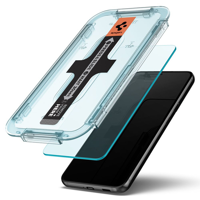Tempered Glass Spigen Glas.Tr "ez Fit" 2er-Pack Samsung Galaxy S22+ Plus