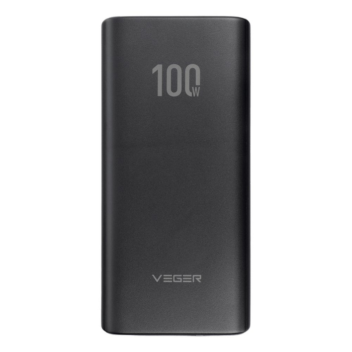 Powerbank Veger T100 (W2032C-100) PD QC3.0 5A 100W 20000 mAh czarny