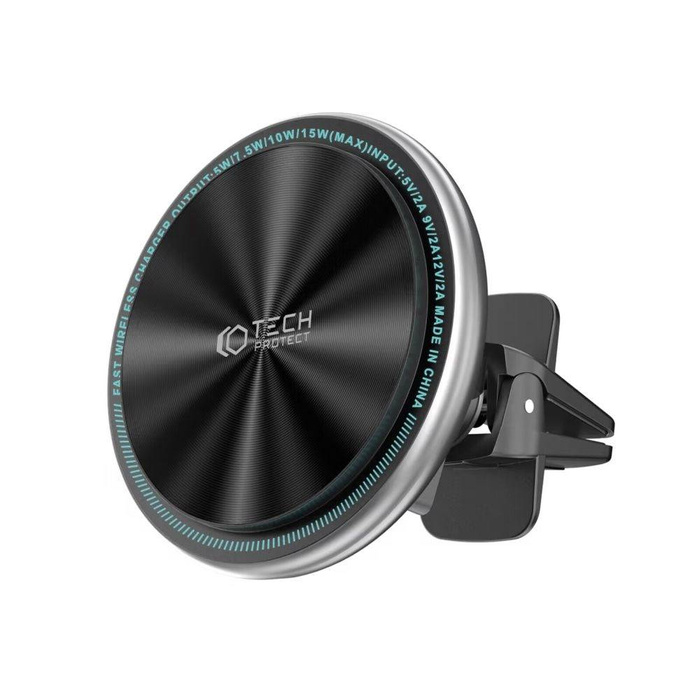 TECH-PROTECT A2 MagNETIC MagSafe VENT CAR WIRELESS CHARGER 15W BLACK