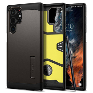 Telefontok SPIGEN Tough Armor GALAXY S22 ULTRA GUNMETAL