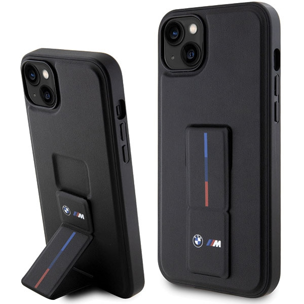 Coque BMW BMHCP14S22GSLK iPhone 14 6.1" noir/noircase Grip Hot Stamp