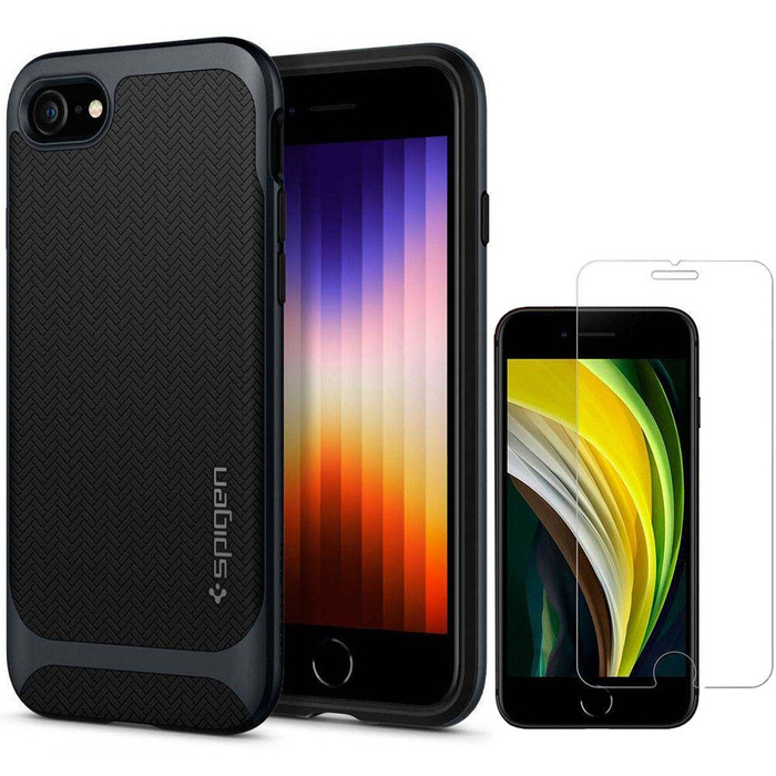 SPIGEN Iphone Case 7/8 / 2020 SE Neo Hybrid Slate Gray Metal Case