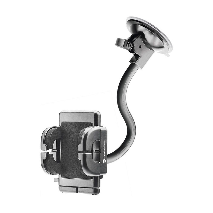 Uchwyt na telefon do samochodu uniwersalny Forcell F-Grip Regular 27 cm do szyby / deski / kratki czarny