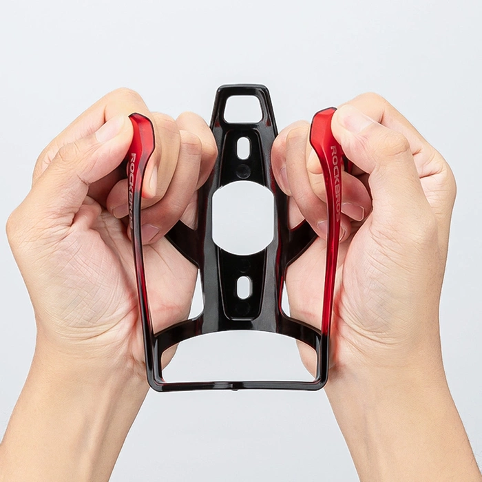 Rockbros FK338 Fahrradhalter für Wasserflasche – Schwarz und Rot