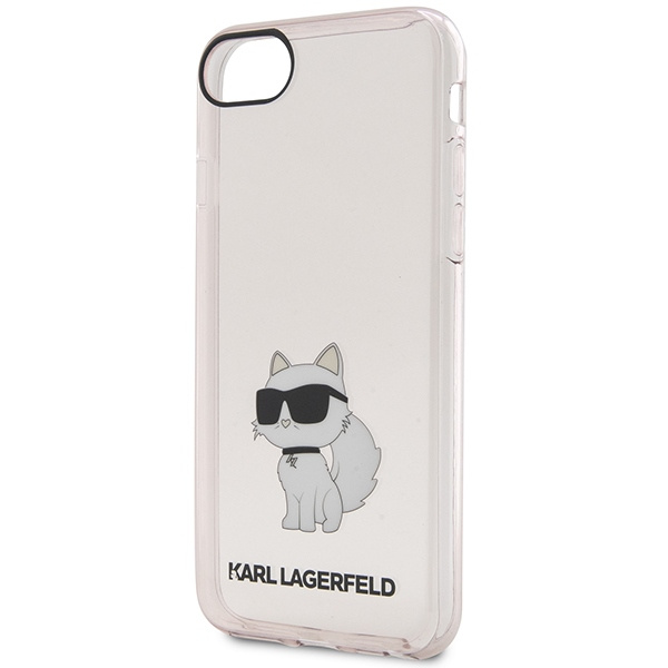 Karl Lagerfeld KLHCI8HNCHTCP iPhone 7/8/ SE 2020 / SE 2022 rosa/rosa hartcase Ikonik Choupette