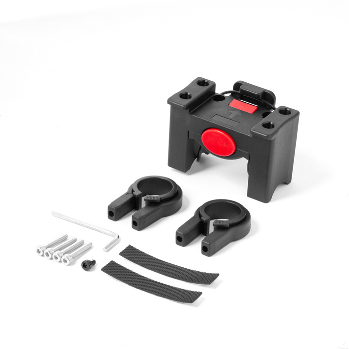 Wozinsky borsa da manubrio per bicicletta borsa a tracolla per bici nera (WBHBB-01)