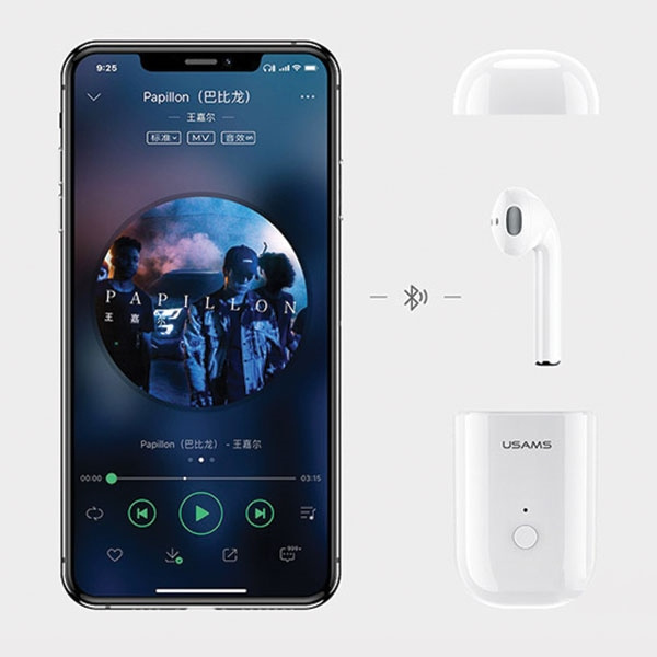 Dokovacia stanica USAMS Bluetooth 5.0 biela