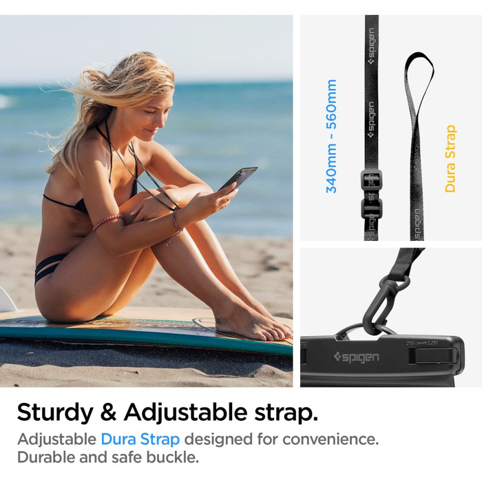 Spigen A601 UNIVERSAL WATERPROOF Case NOIR