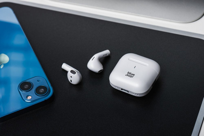 Słuchawki bezprzewodowe douszne Blue Star Nova Fi5 TWS białe 