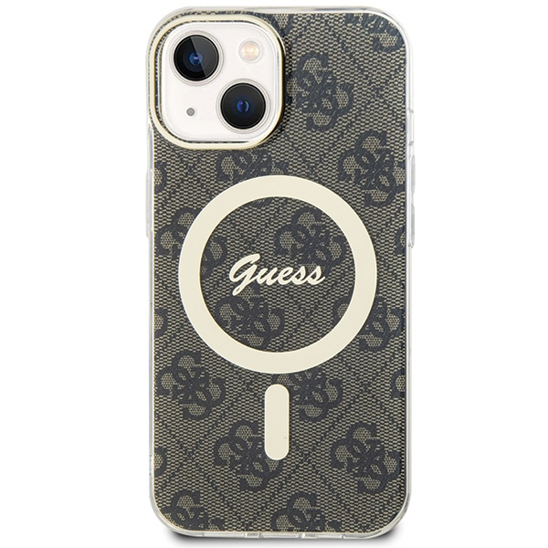 Guess GUHMP15MH4STW iPhone 15 Plus / 14 Plus 6.7" brązowy/brown hardcase IML 4G MagSafe