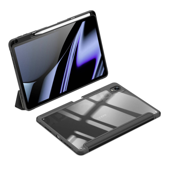 Dux Ducis Toby Armored Flip Smart Case pro Oppo Pad s držákem stylusu černé