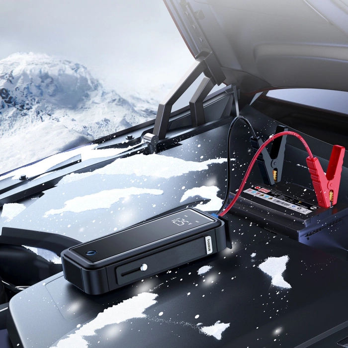 Startér se superkondenzátorem Baseus Super Energy Mega Series BS-CH007 3000A 12V USB-C / EC8 / DC - šedý