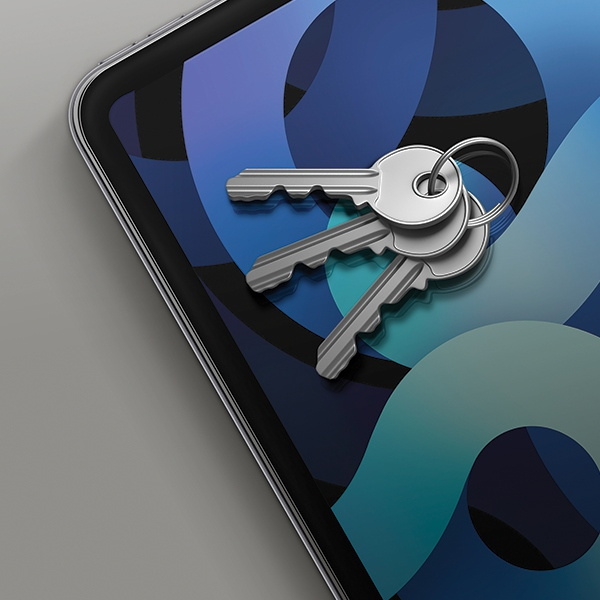 Uniq Optix Clear gehärtetes Glas mit Applikator für iPad Air 11&quot; 2024