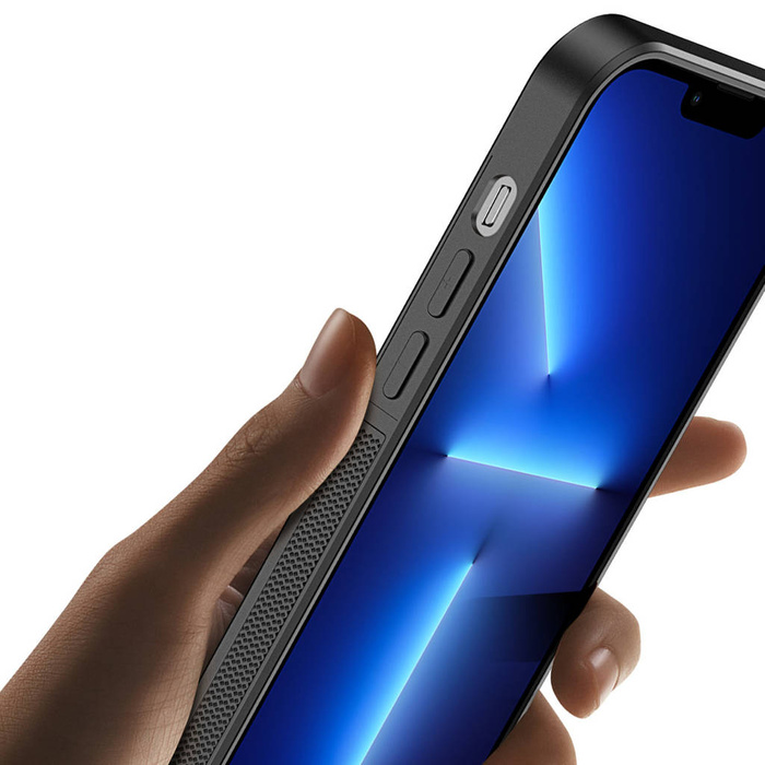 3-in-1-Hülle für iPhone 13 Pro mit MagSafe Wallet RFID-blockierender Ständer Dux Ducis Rafi Mag – Schwarz