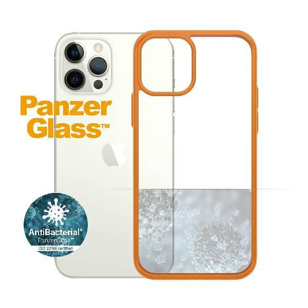 PanzerGlas KlarCase iPhone 12/12 Pro Orange AB