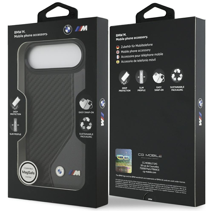 Etui BMW M Carbon Logo MagSafe do iPhone Air antracyt