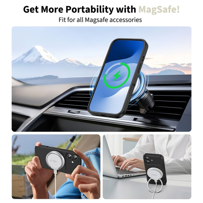 TECH-PROTECT SILICONE MAGSAFE IPHONE 17 BLACK