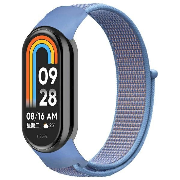 Beline pasek Mi Band 9/8 NylonLoop       niebieski/blue