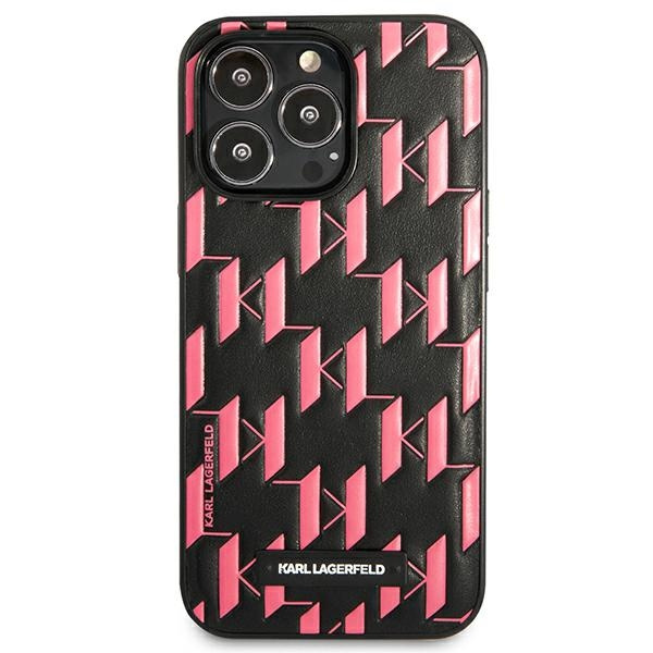 Karl Lagerfeld KLHCP13XMNMP1P iPhone 13 Pro Max 6.7" hardcase pink/pink Monogram Plaque