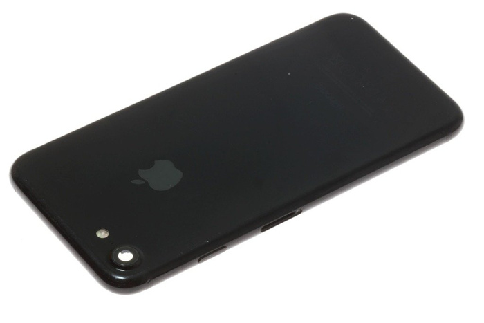 ORIGINAL Body Flip Cover Apple iPhone 7 A1778 Jet Black Grade C