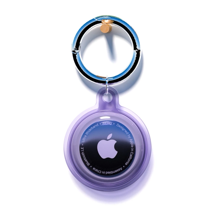 Apple AirTag Case Waterproof - Purple