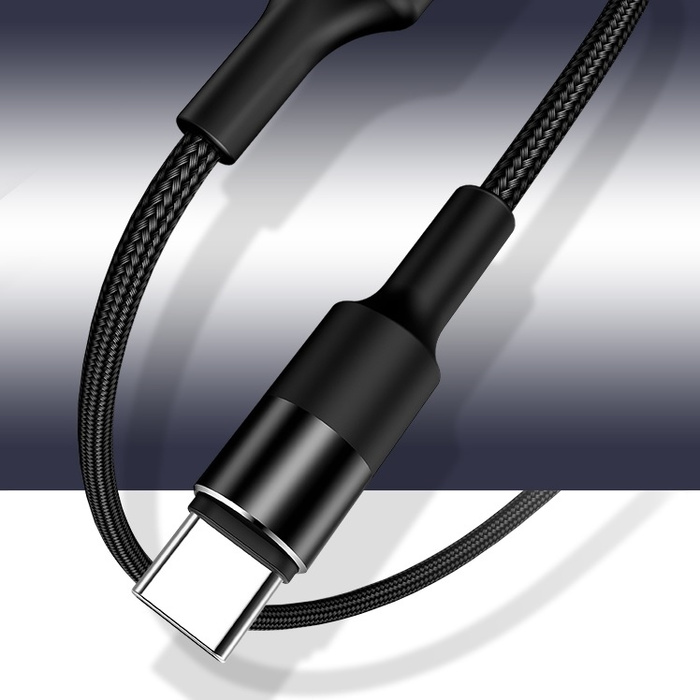 USAMS USB-C 2A Cable 1.2m Black