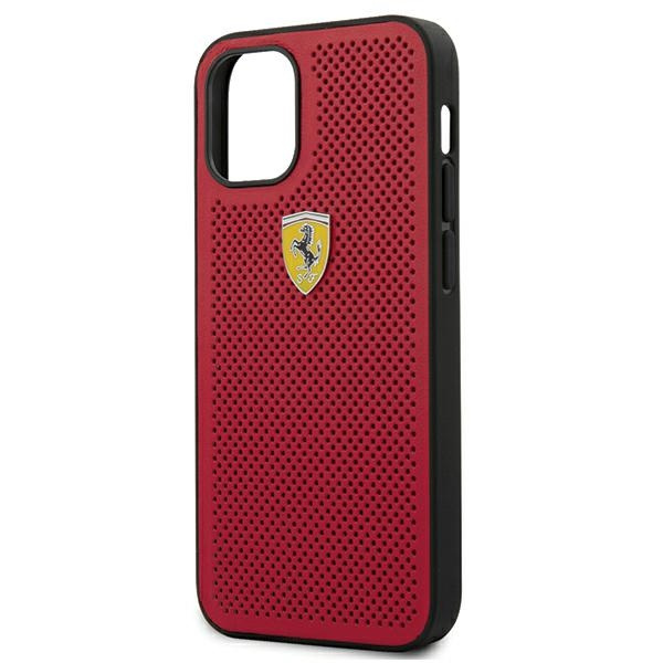 Etui FERRARI Apple iPhone 12 Mini 5,4 On Track Perforated FESPEHCP12SRE Czerwony Hardcase
