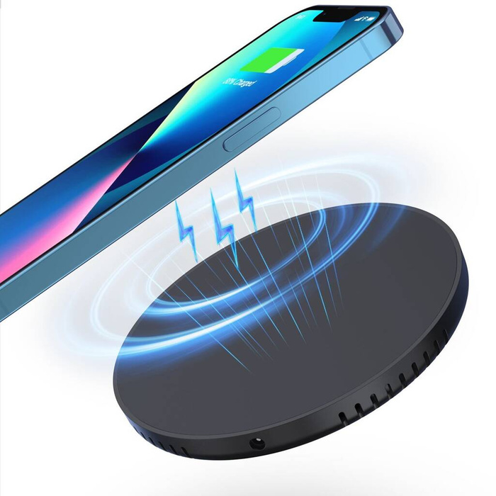 [APRÈS RETOUR] Chargeur à induction sous comptoir Choetech 10W + chargeur EU avec câble d'alimentation noir (T590-F)