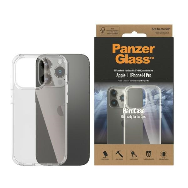 PanzerGlass HardCase iPhone 14 Pro 6.1" Antibakteriell Militärische Qualität transparent 0402