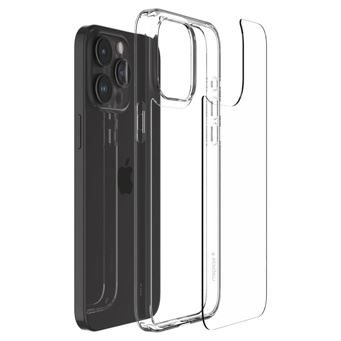 Obal Spigen Airskin Hybrid iPhone 15 Pro Crystal Clear Case