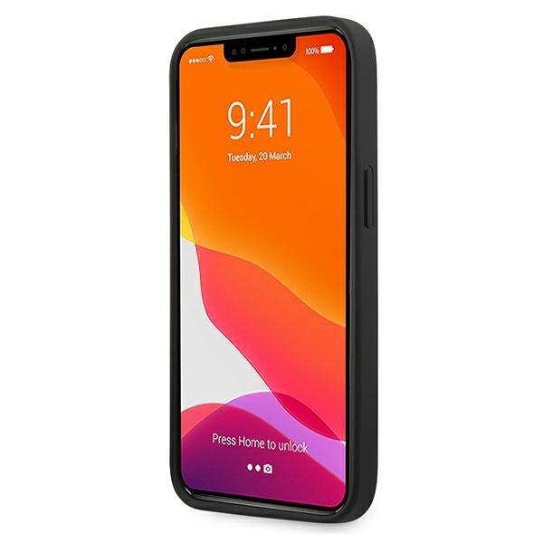 Pouzdro FERRARI Apple iPhone 13 Off Track prošívané červené pevné pouzdro